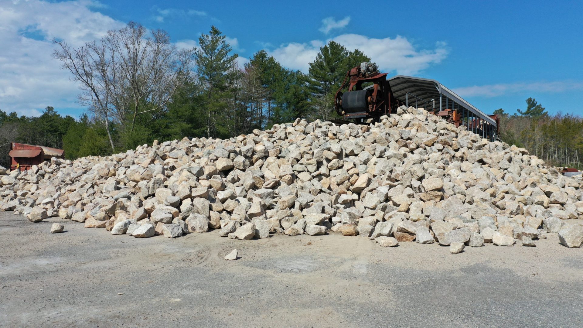 wall stone delivery new bedford ma